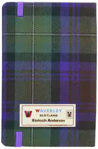 WAVERLEY (M): ISLE OF SKYE TARTAN CLOTH COMMONPLACE NOTEBOOK