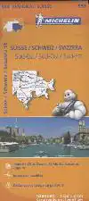 MICHELIN WEGENKAART 553 ZWITSERLAND ZUIDOOST