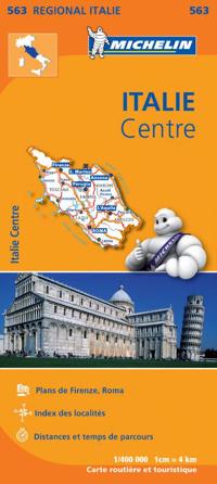 MICHELIN WEGENKAART 563 ITALIE MIDDEN