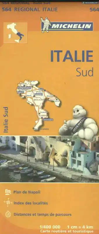 MICHELIN WEGENKAART 564 ITALIE ZUID