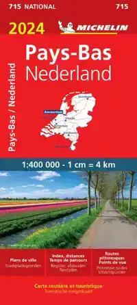 MICHELIN WEGENKAART 715 NEDERLAND 2024