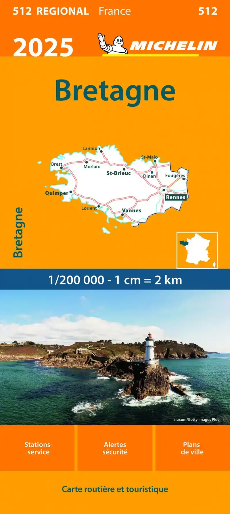 MICHELIN 512 BRETAGNE 2025