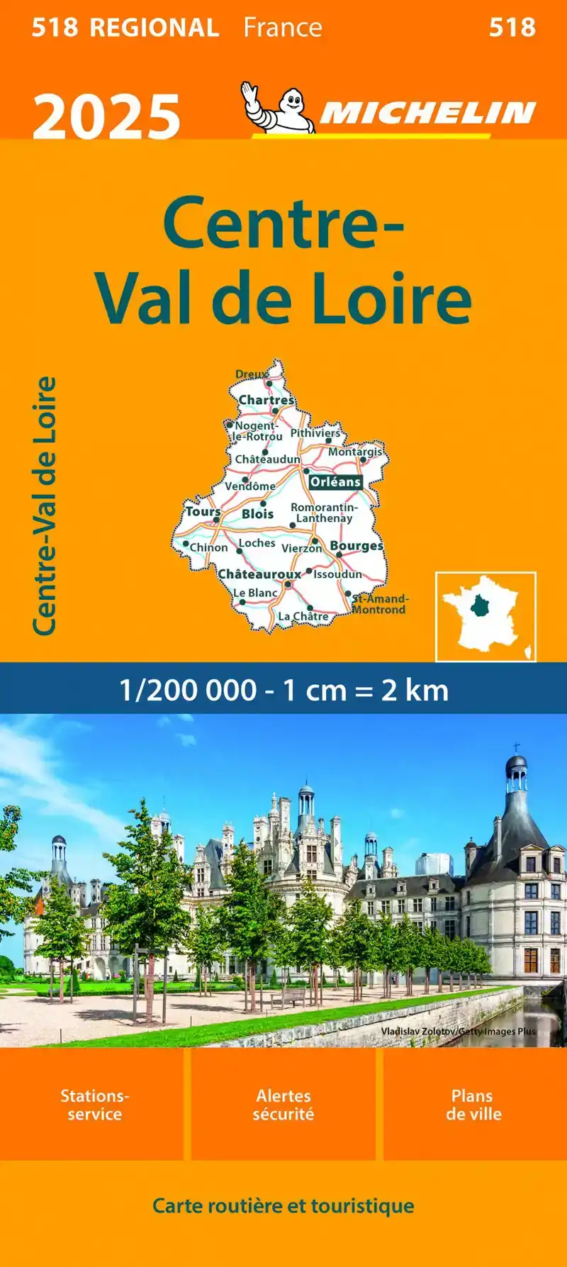 MICHELIN 518 CENTRE-VAL DE LOIRE 2025