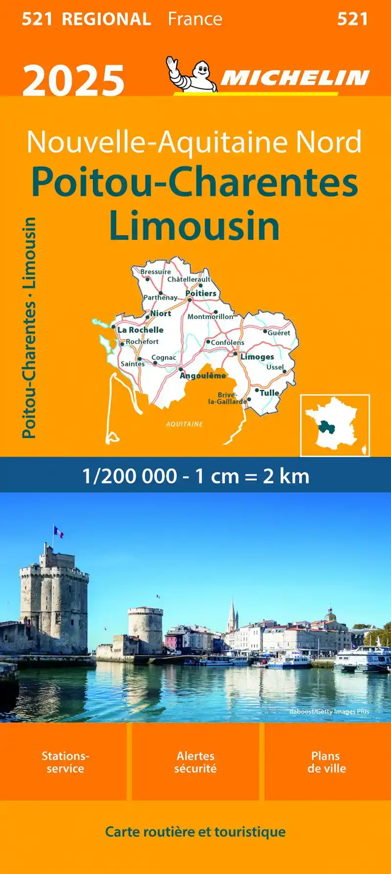 MICHELIN 521 POITOU CHARENTES 2025