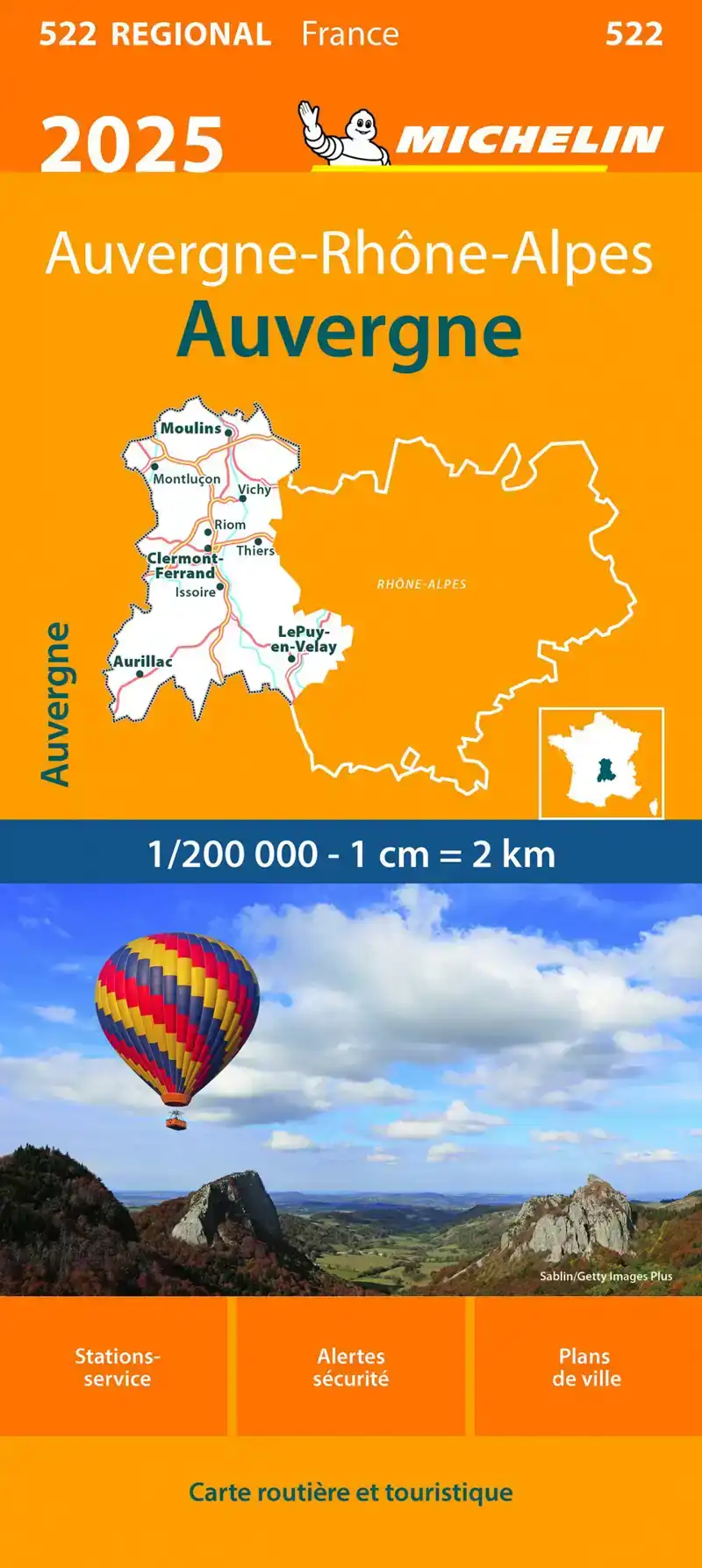 MICHELIN 522 AUVERGNE 2025