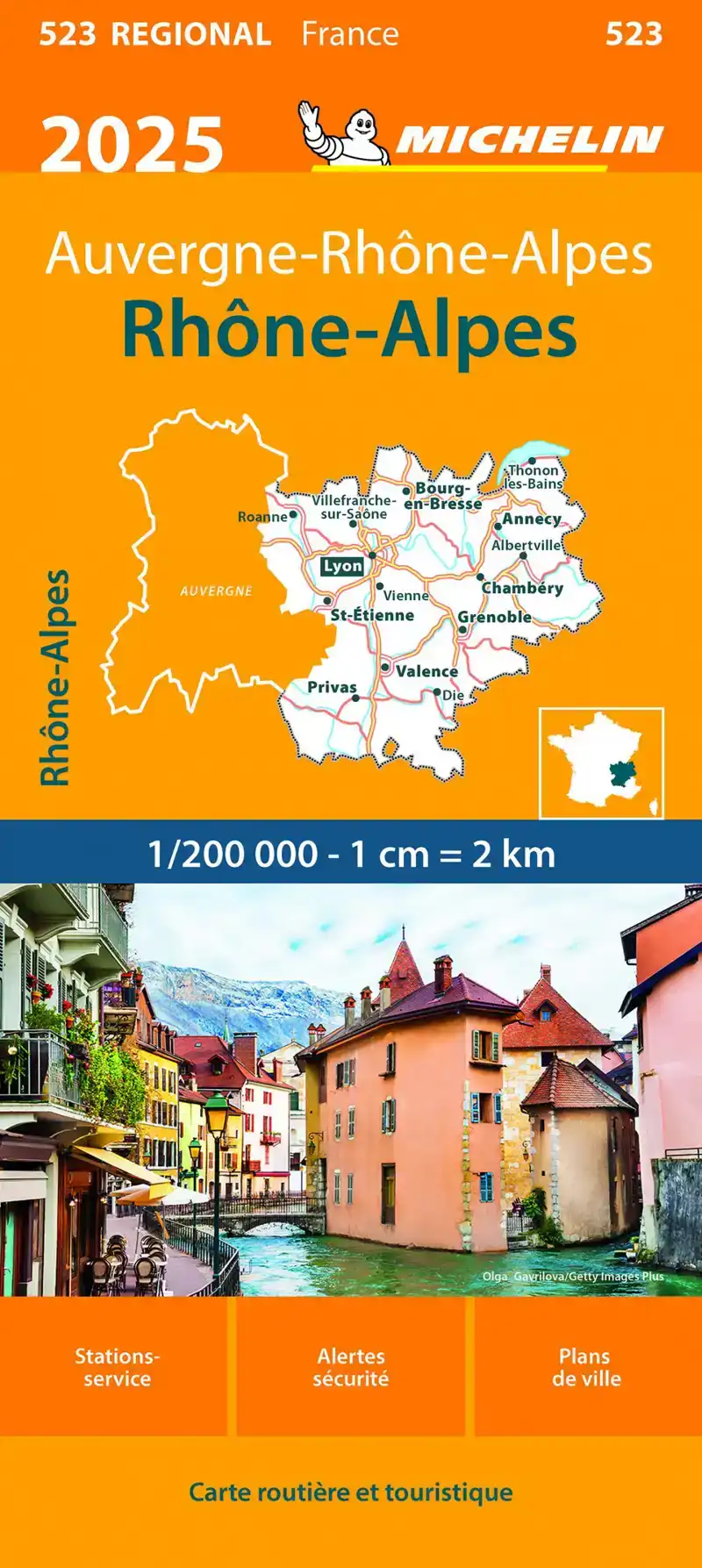MICHELIN 523 RHONE-ALPES 2025