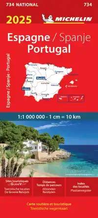 MICHELIN 734 SPANJE PORTUGAL 2025