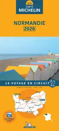MICHELIN WEGENKAART 513 NORMANDIE 2026
