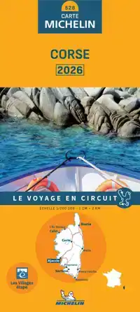 MICHELIN WEGENKAART 528 CORSE / CORSICA 2026