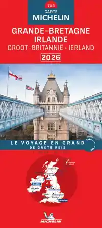 MICHELIN WEGENKAART 713 GROOT-BRITTANIE 2026