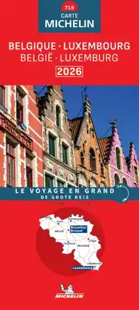 MICHELIN WEGENKAART 716 BELGIE / LUXEMBURG 2026