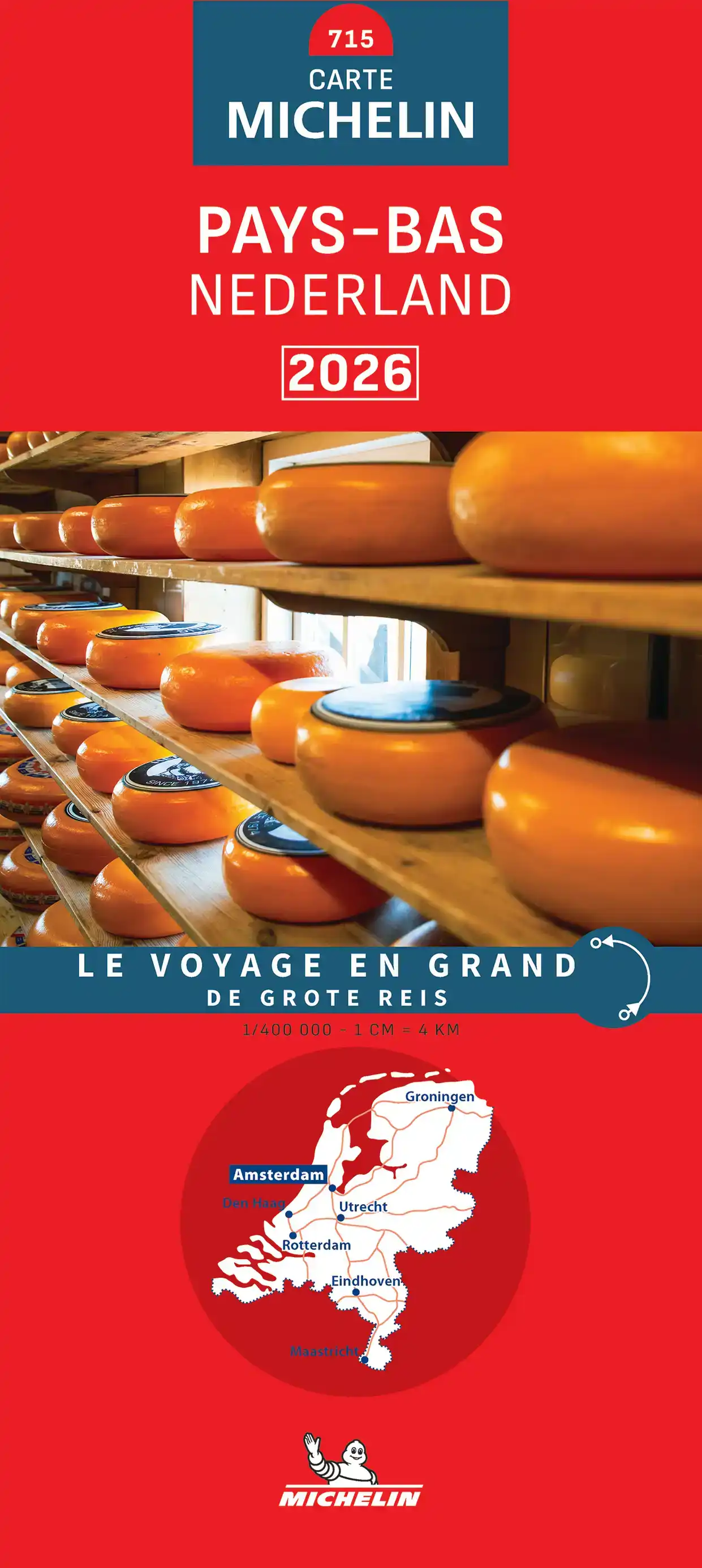 MICHELIN WEGENKAART 715 NEDERLAND 2026