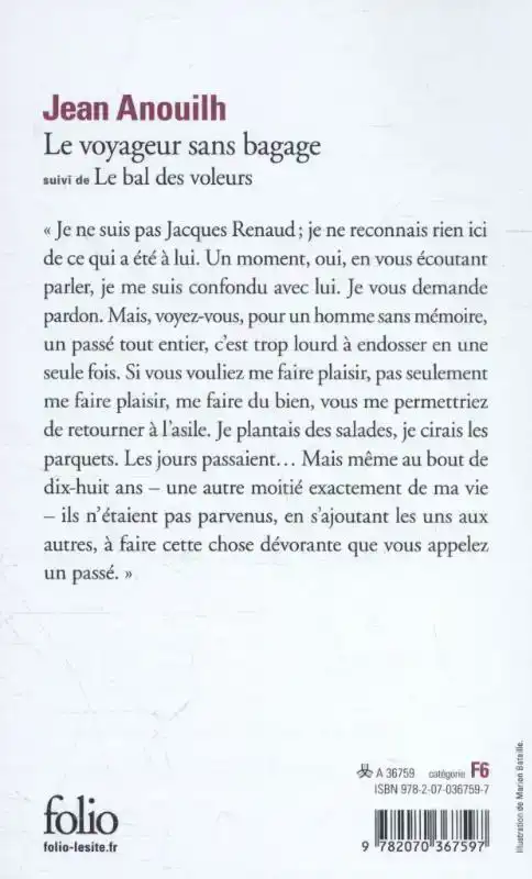 LE VOYAGEUR SANS BAGAGE / LE BAL DES VOLEURS