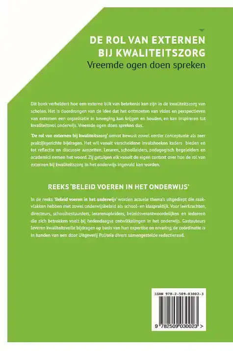 DE ROL VAN EXTERNEN BIJ KWALITEITSZORG