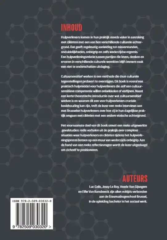 WERKBOEK CULTUURSENSITIEVE HULPVERLENING