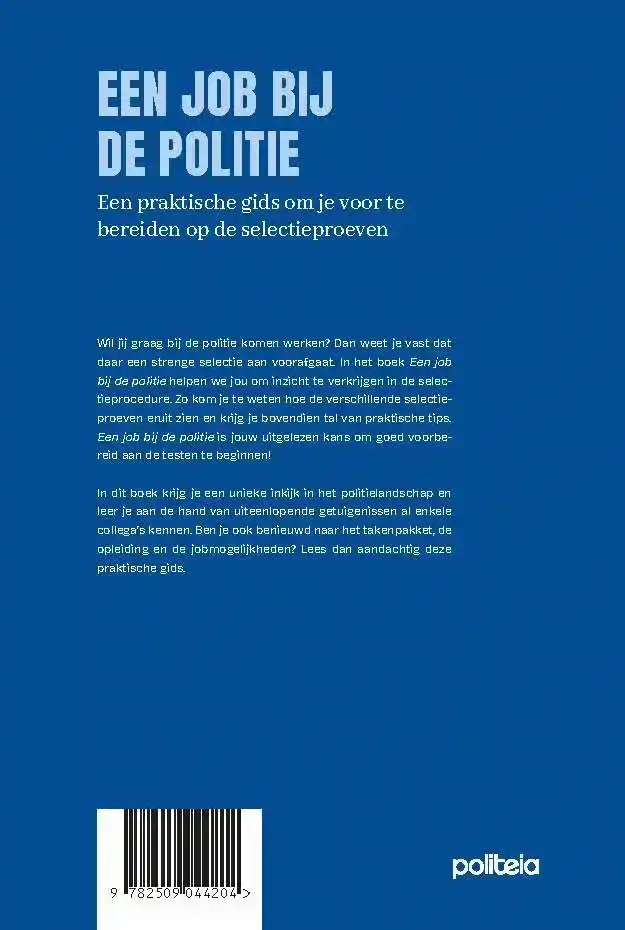 EEN JOB BIJ DE POLITIE