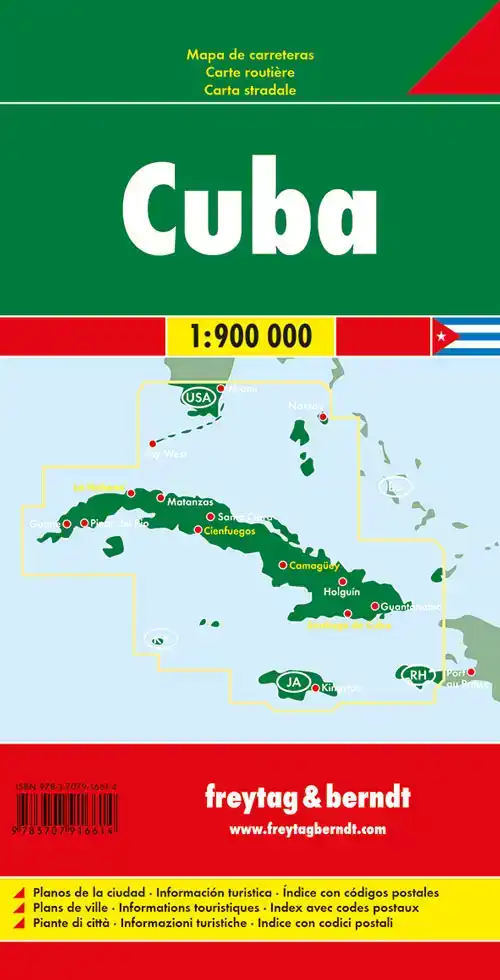 F&B WEGENKAART CUBA