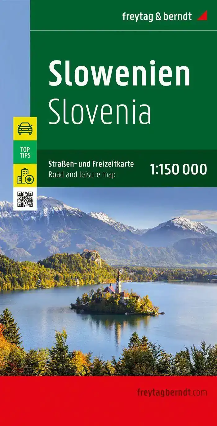 F&B WEGENKAART SLOVENIE 2-ZIJDIG