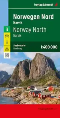 F&B WEGENKAART NOORWEGEN 3 - NOORD - NARVIK