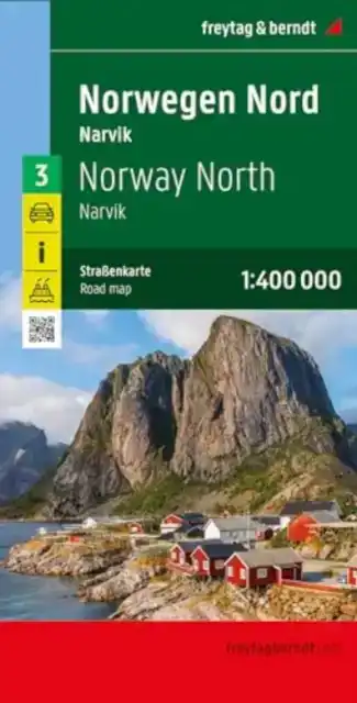 F&B WEGENKAART NOORWEGEN 3 - NOORD - NARVIK