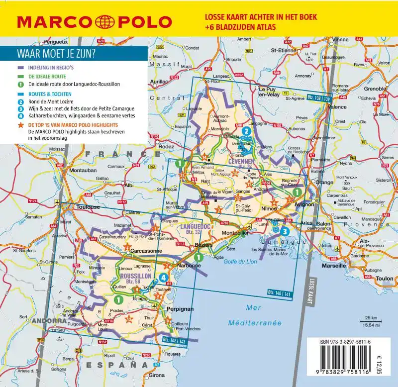 MARCO POLO NL REISGIDS LANGUEDOC-ROUSSILLON / CEVENNEN