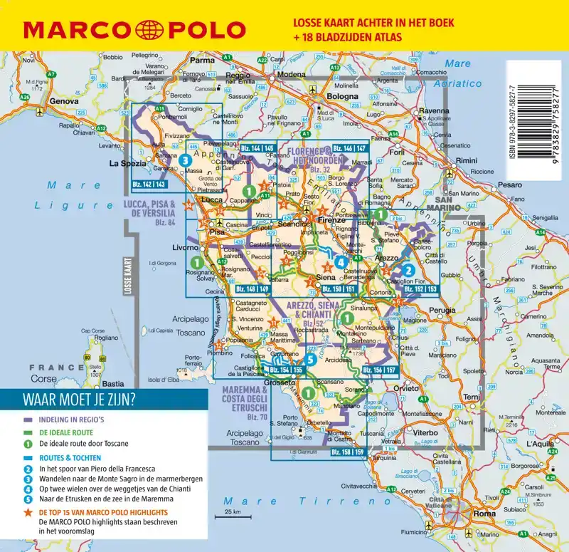 MARCO POLO NL REISGIDS TOSCANE