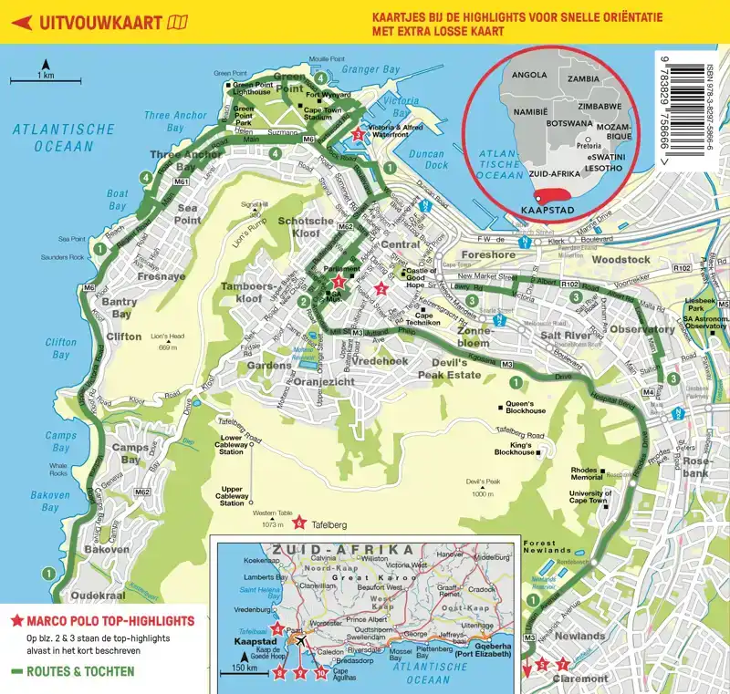 MARCO POLO REISGIDS KAAPSTAD & TUINROUTE