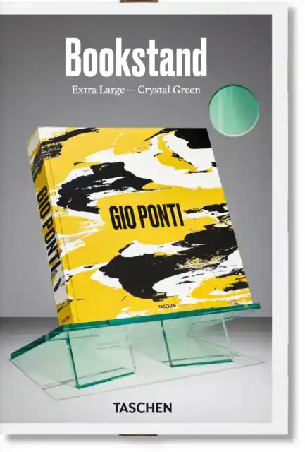 BOOKSTAND. EXTRA-LARGE. CRYSTAL GREEN