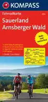 KOMPASS FK3054 FIETSKAART SAUERLAND, ARNSBERGER WALD