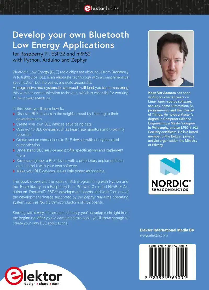 DEVELOP YOUR OWN BLUETOOTH LOW ENERGY APPLICATIONS