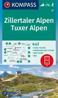 KOMPASS WK37 ZILLERTALER ALPEN