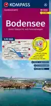 KOMPASS FAHRRADKARTE 3333 BODENSEE 1:70.000