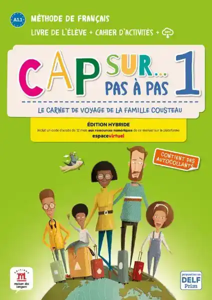 CAP SUR... PAS A PAS 1 ED. HYBRIDE LIVRE + CAHIER