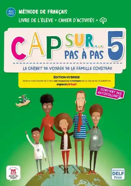 CAP SUR... PAS A PAS 5 ED. HYBRIDE LIVRE + CAHIER