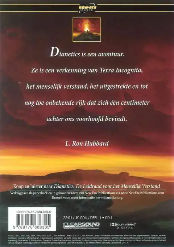 DIANETICS DE LEIDRAAD VOOR HET MENSELIJK VERSTAND