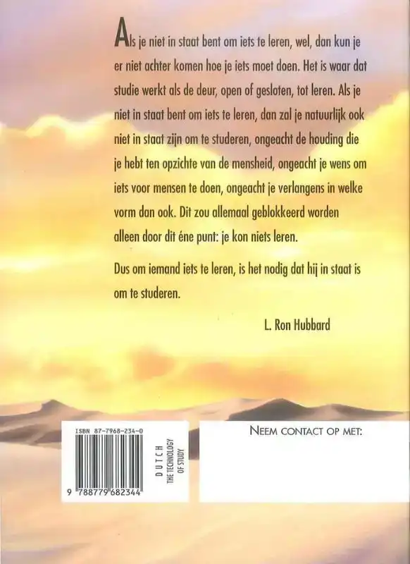 DE TECHNOLOGIE VAN STUDEREN