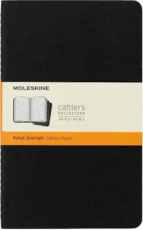 SCHRIFT MOLESKINE 130X210MM LIJN 160PAG