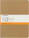 MOLESKINE SCHRIFT SET XL - LIJN - KRAFT