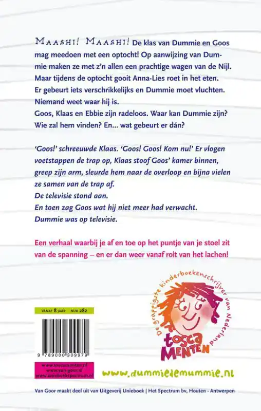 DUMMIE DE MUMMIE EN HET MASKER VAN SEBEK-RA