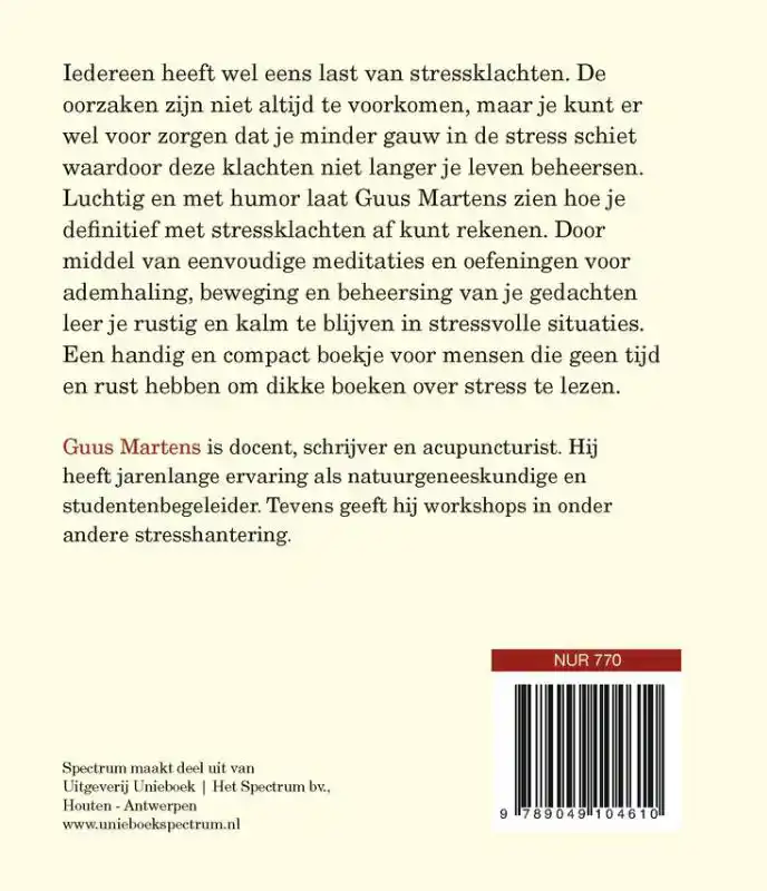BOEKJE VOOR STRESSKIPPEN