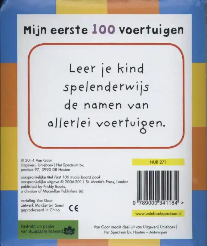 MIJN EERSTE 100 VOERTUIGEN