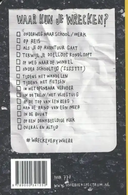 WRECK THIS JOURNAL EVERYWHERE
