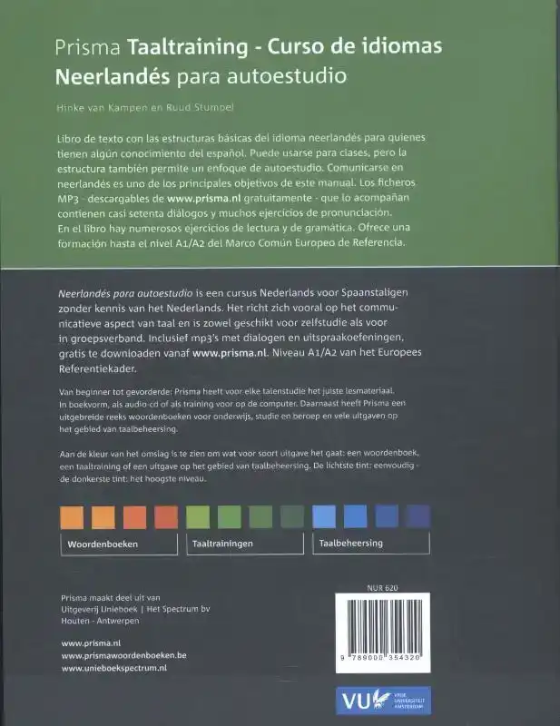 NEERLANDES PARA AUTOESTUDIO ; NEDERLANDS VOOR ZELFSTUDIE