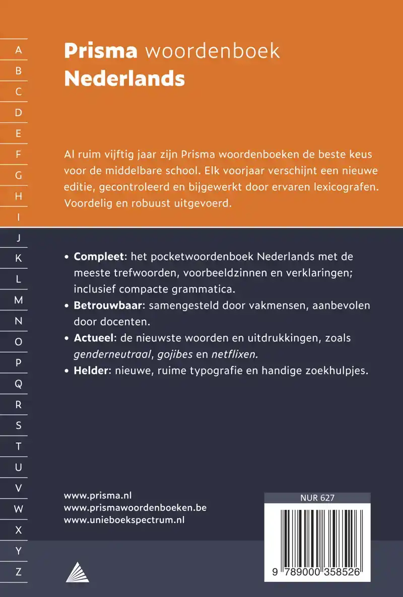 WOORDENBOEK PRISMA POCKET NEDERLANDS