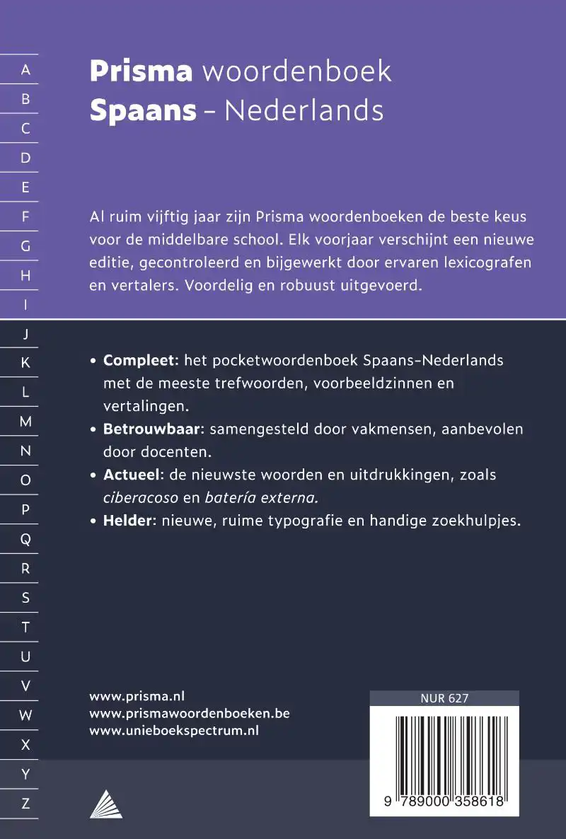 PRISMA WOORDENBOEK SPAANS-NEDERLANDS