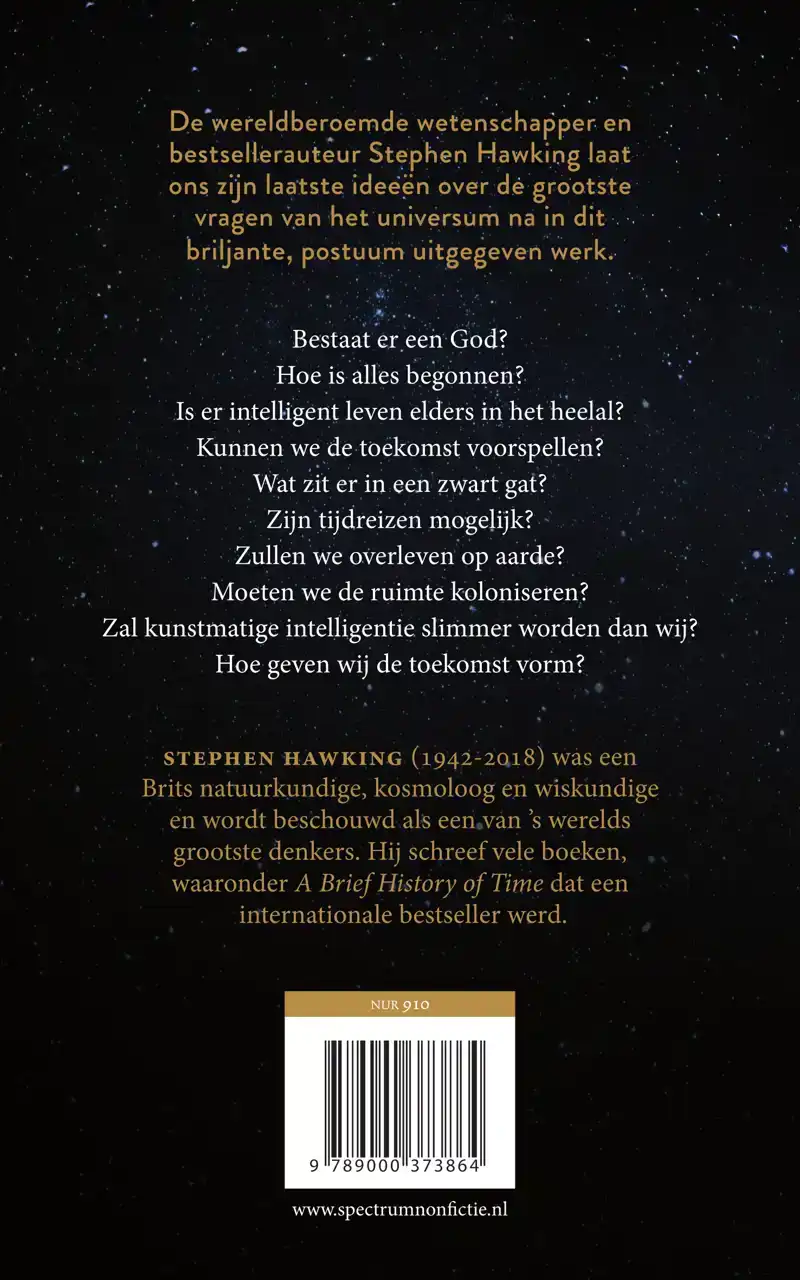 DE ANTWOORDEN OP DE GROTE VRAGEN