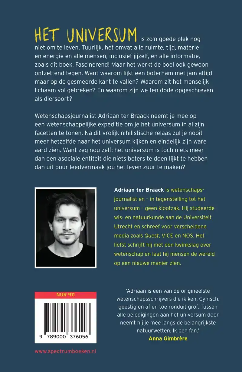 HET UNIVERSUM IS EEN KLOOTZAK