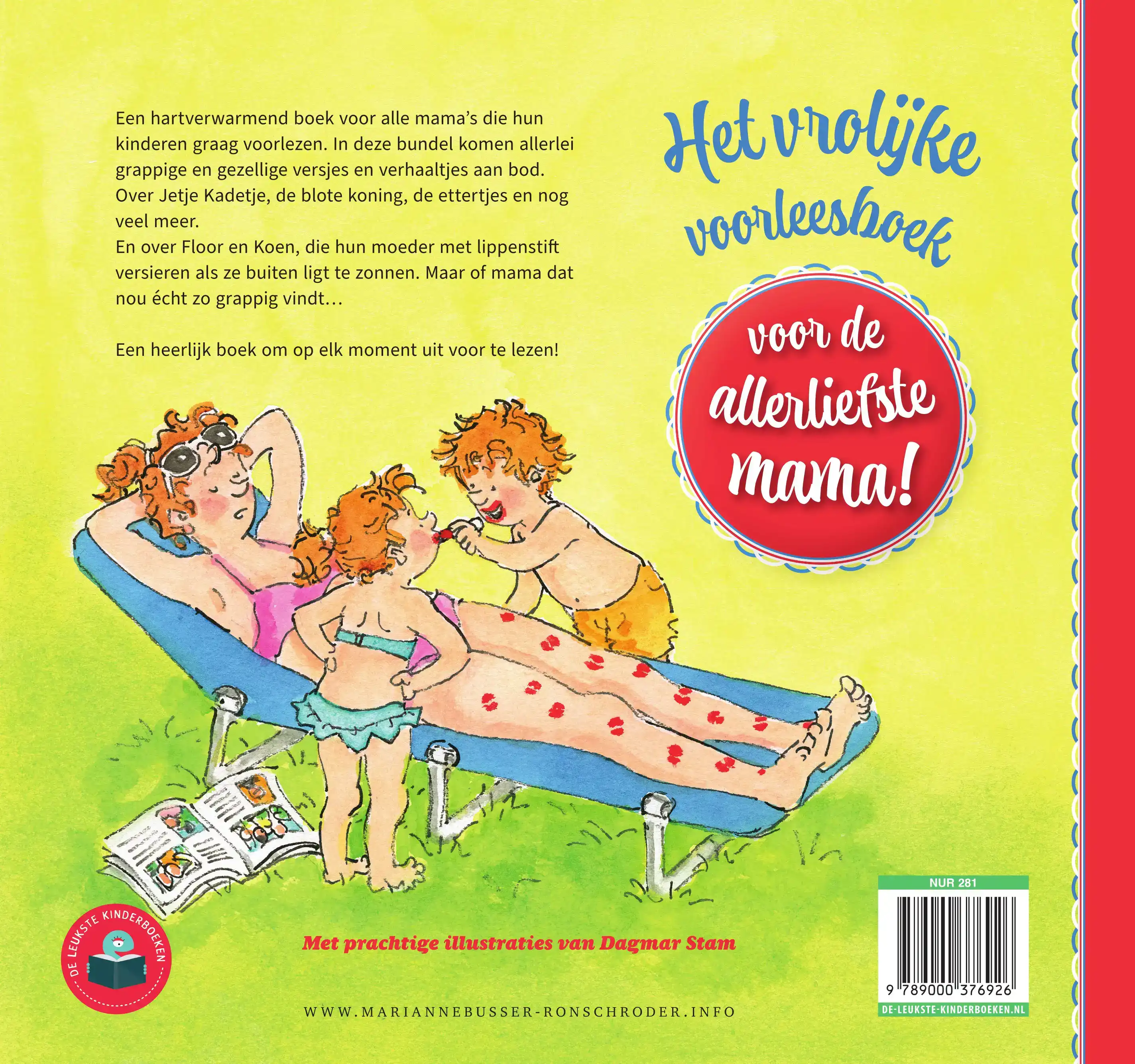 HET VROLIJKE VOORLEESBOEK VOOR DE ALLERLIEFSTE MAMA!