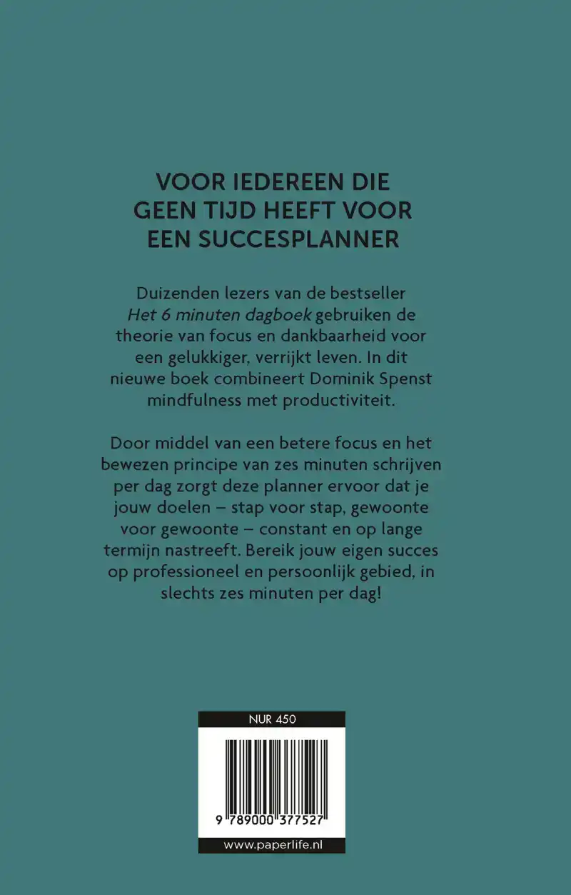 HET 6 MINUTEN SUCCESJOURNAL