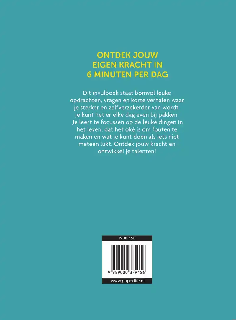 HET 6 MINUTEN DAGBOEK VOOR KINDEREN